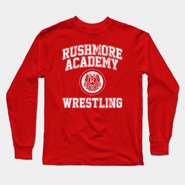 Rushmore Academy Wrestling Long Sleeve T-Shirt by huckblade